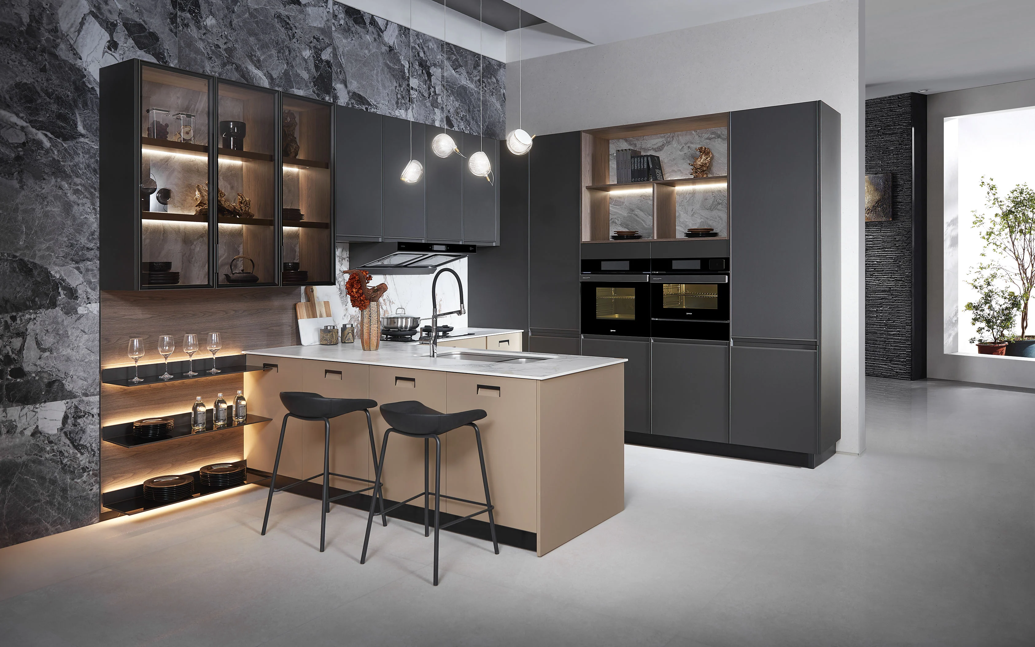 Modern Kitchen Cabinet for sale PLCC22092