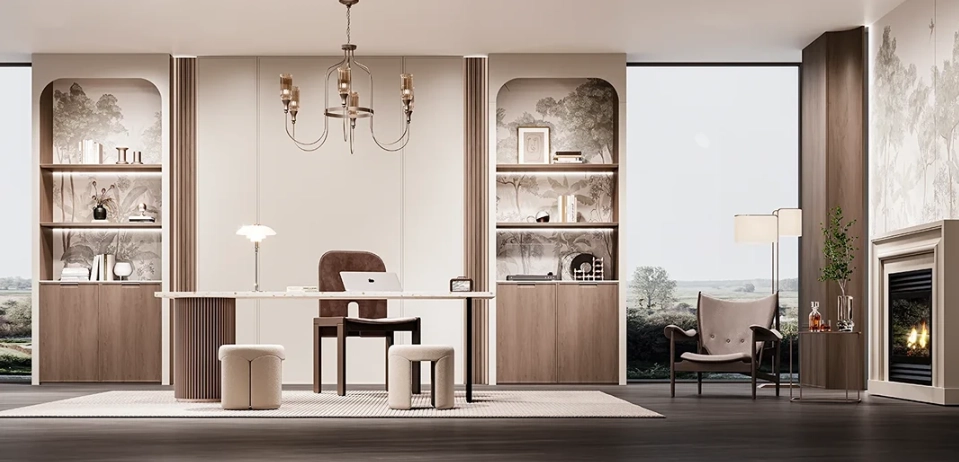 walnut-and-white-melamine-home-office-cabinets