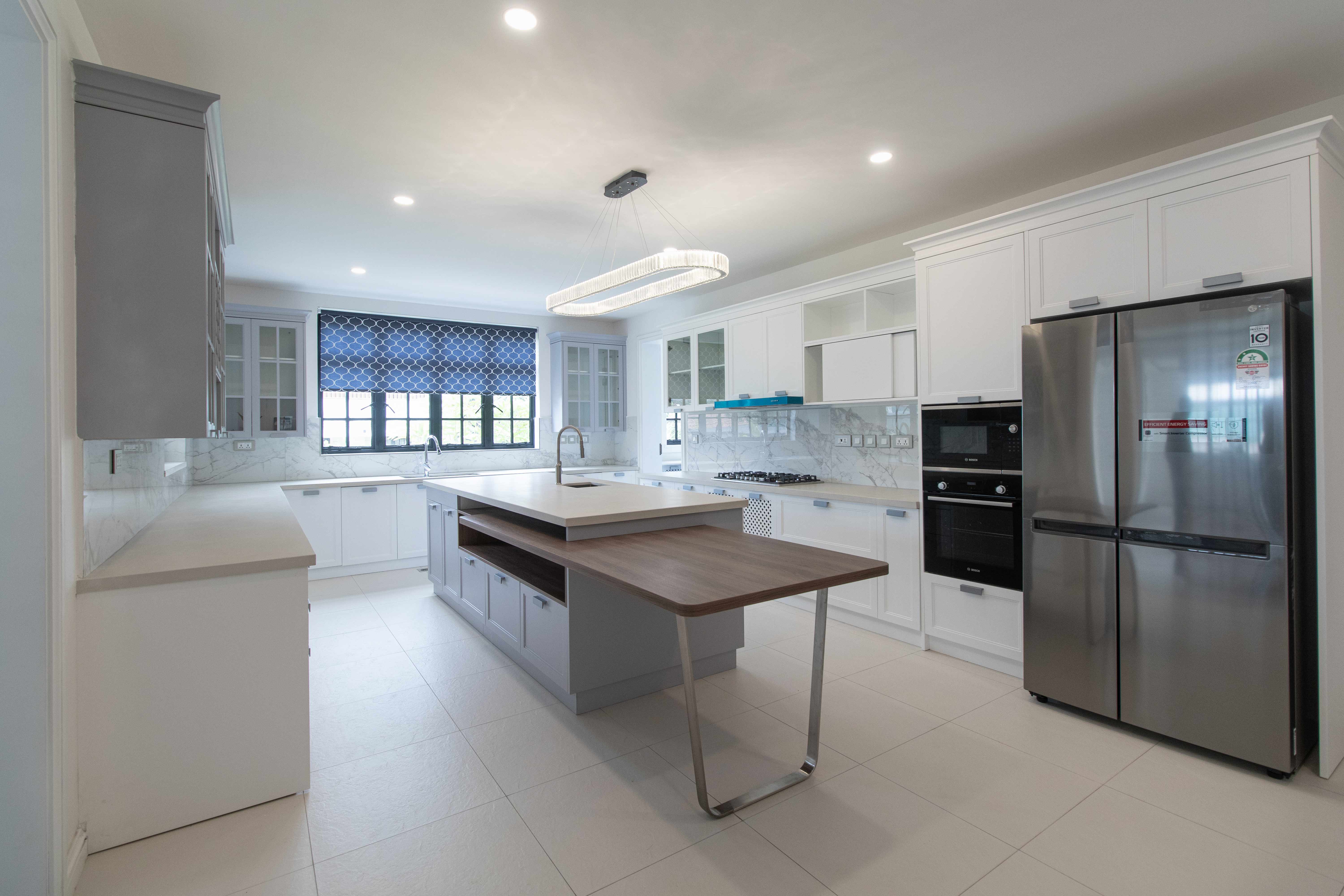 White Shaker Custom Kitchen, Nyari - Nairobi, Kenya by OPPEIN Kenya