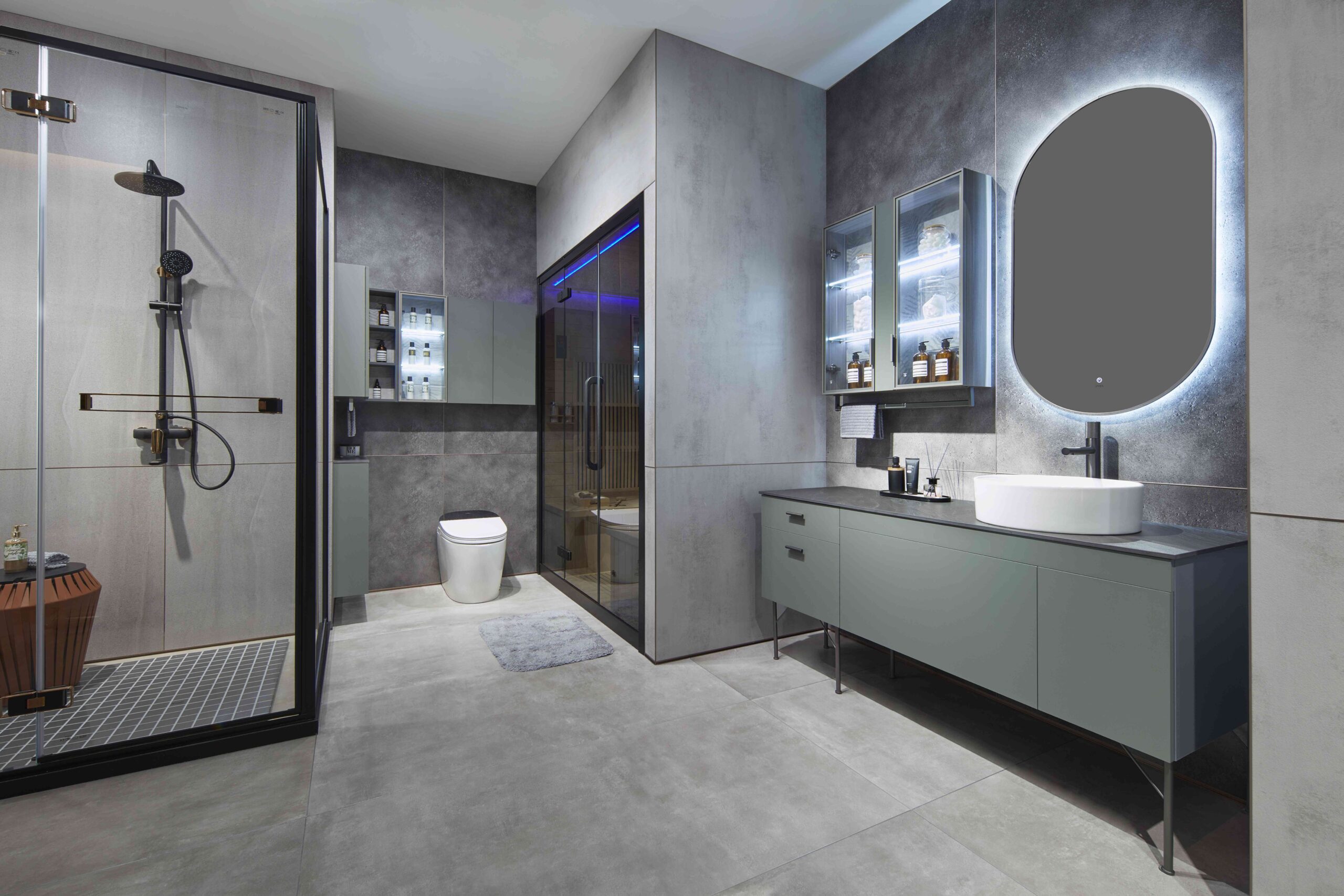 Dark Green Modern Bathroom Vanity by OPPEIN Kenya