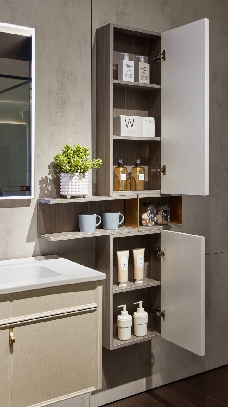 Simple Modern PVC Bathroom Cabinet by OPPEIN Kenya