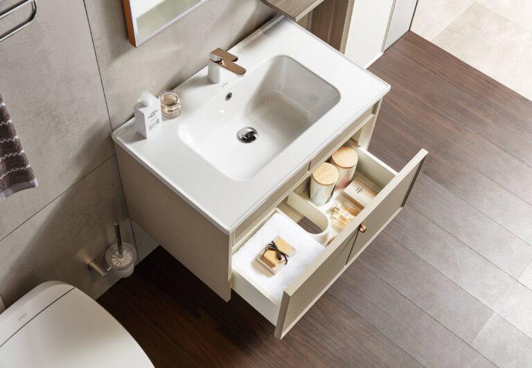 Simple Modern PVC Bathroom Cabinet by OPPEIN Kenya