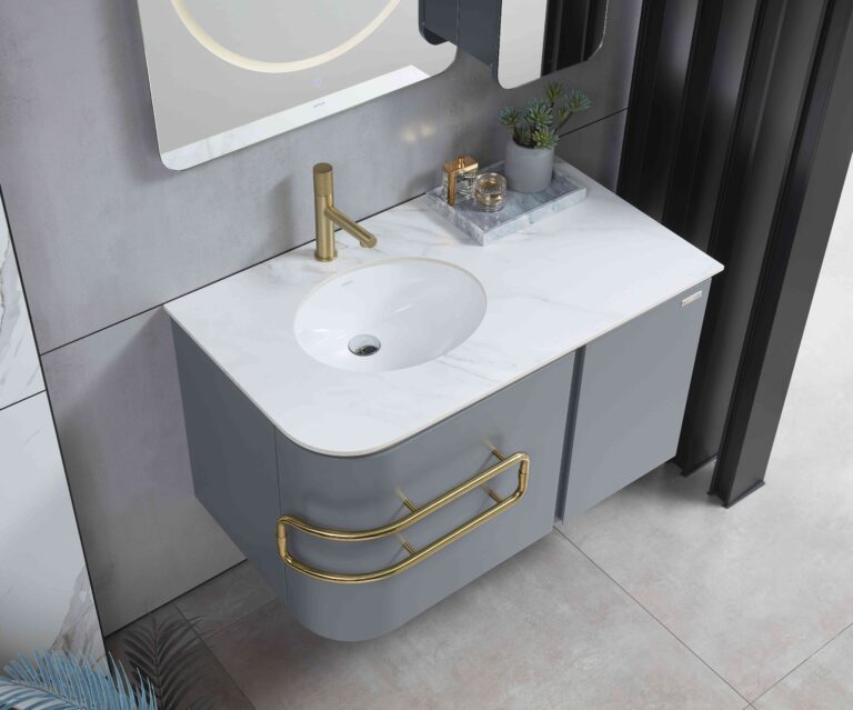 Lacquer Modern Bathroom Vanity by OPPEIN Kenya