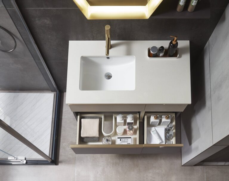Modern Spanish Rock Bathroom Cabinet by OPPEIN Kenya