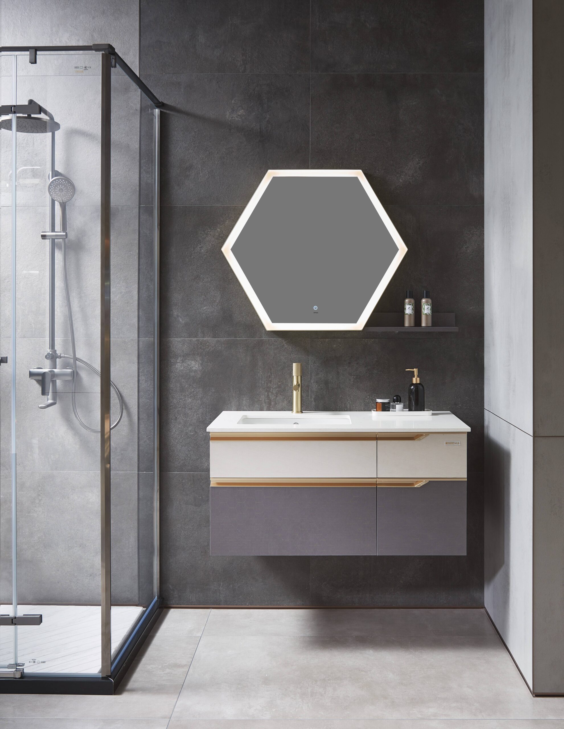 Modern Spanish Rock Bathroom Cabinet by OPPEIN Kenya