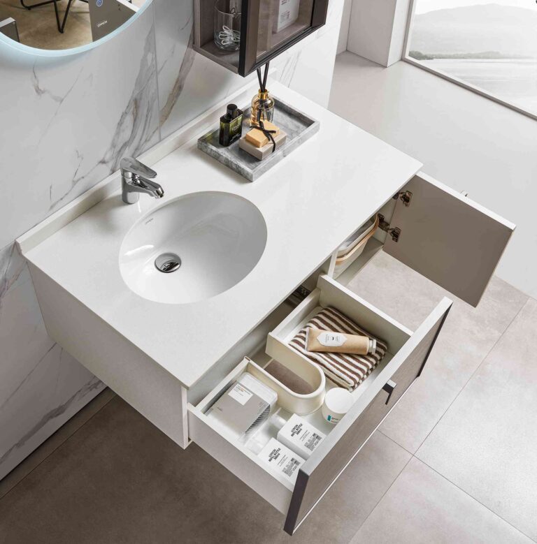 Matte Lacquer Bathroom Cabinet by OPPEIN Kenya