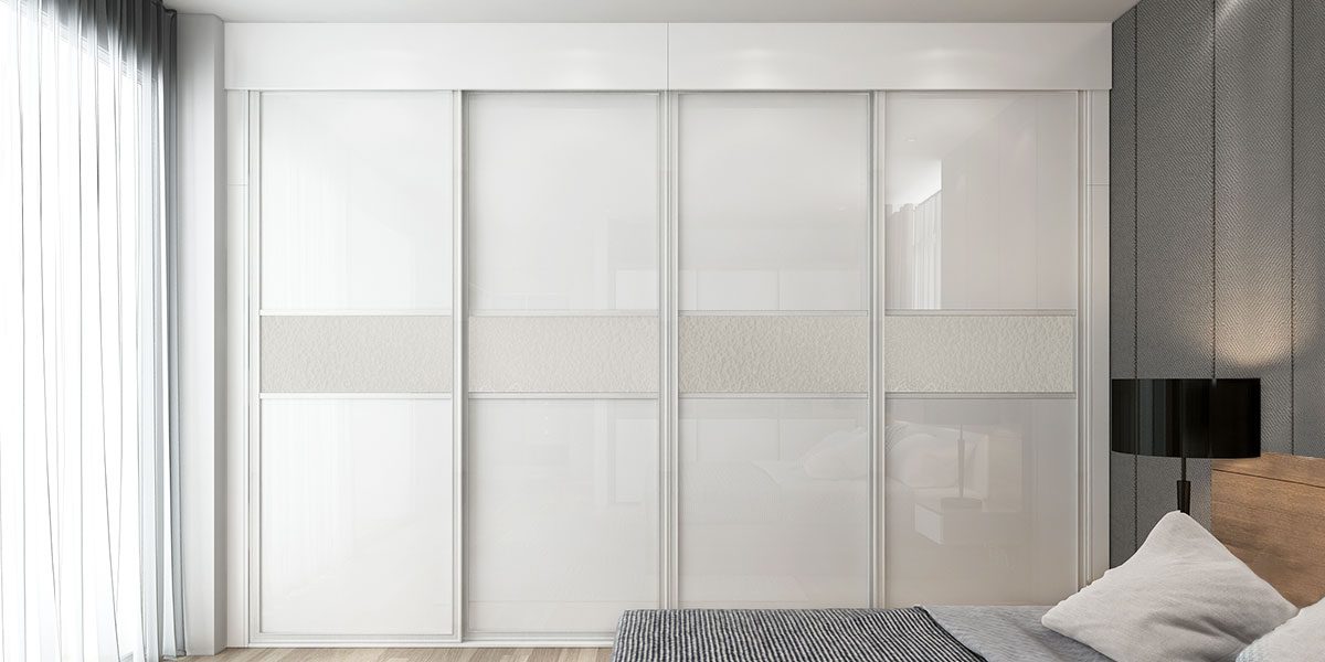 Four Panels Sliding Door Wardrobe by OPPEIN Kenya